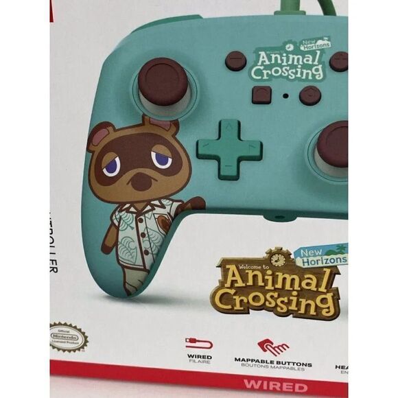 Power A Enhanced Wired Controller for Nintendo Switch – Animal Crossing Tom Nook - Picture 2 of 9